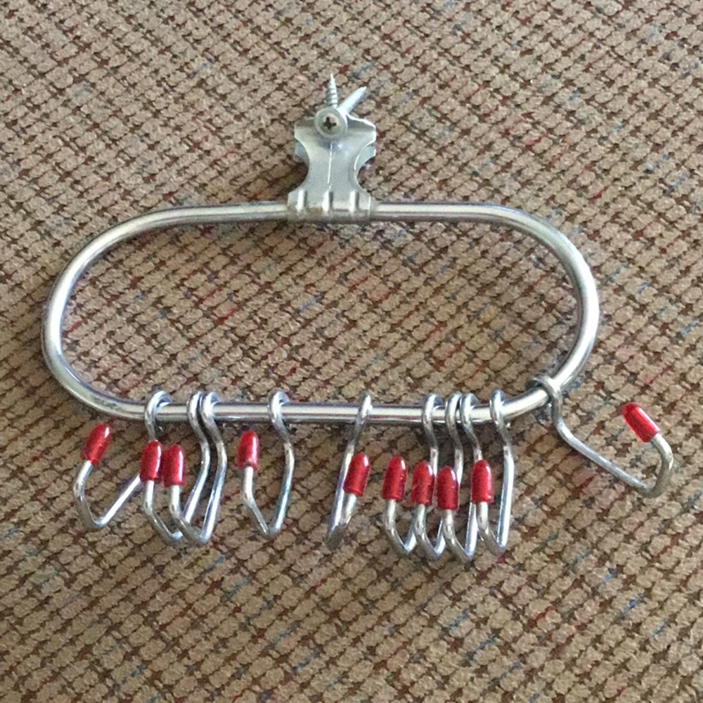 Belt, tie and scarf holder